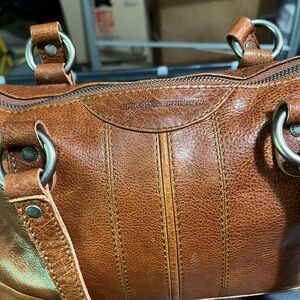 Frye Brown Leather Shoulder Bag